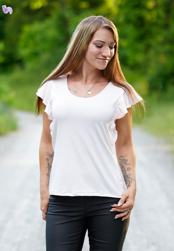E-Book drei eM's Volant-Shirt LATISANA