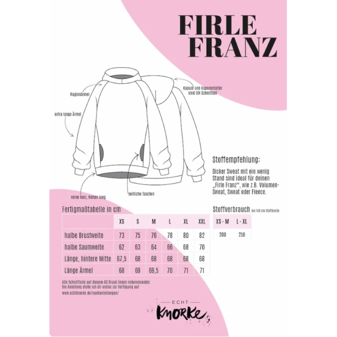 E-Book Echt Knorke Kuschel-Hoodie Firle Franz Damen