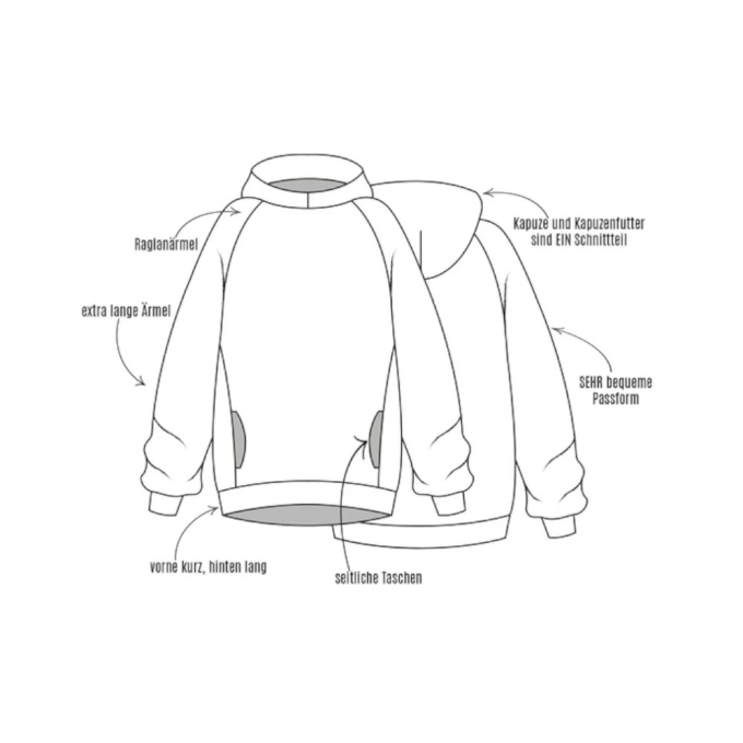 E-Book Echt Knorke Kuschel-Hoodie Firle Franz Damen