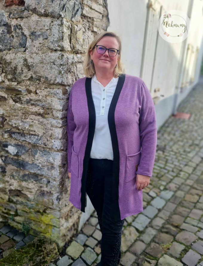Patron cardigan femme pdf Von Wärme umhüllt Einfach anziehend, en allemand
