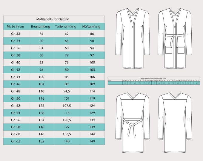 Patron cardigan femme pdf Von Wärme umhüllt Einfach anziehend, en allemand