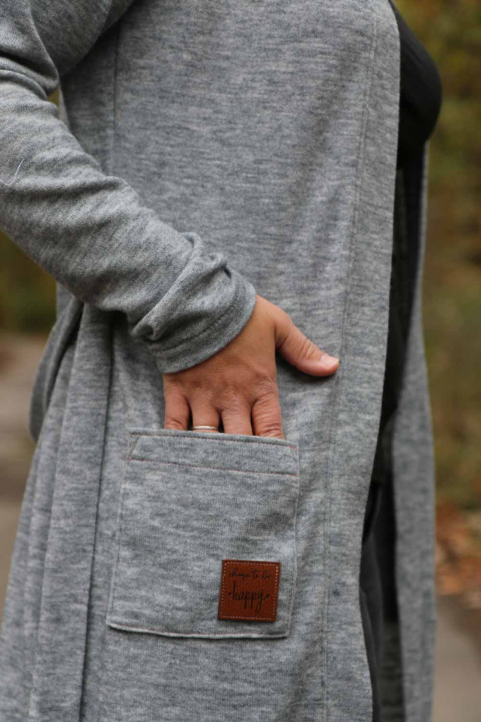 Patron cardigan femme pdf Von Wärme umhüllt Einfach anziehend, en allemand