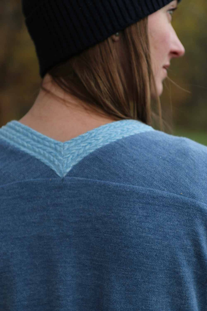 Patron cardigan femme pdf Von Wärme umhüllt Einfach anziehend, en allemand