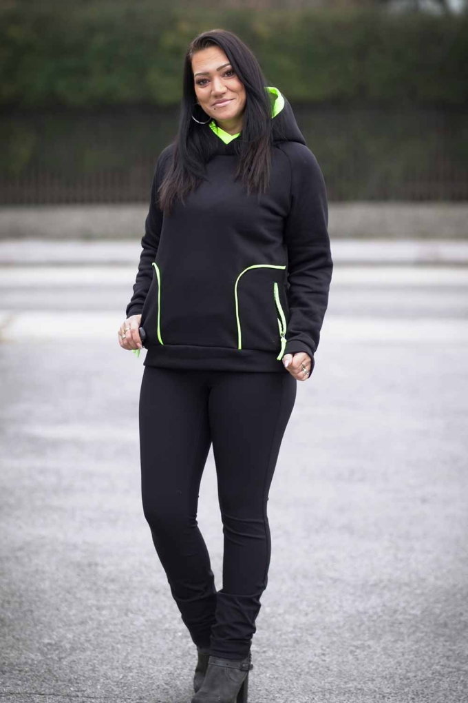 E-book Einfach anziehend Dames Hoodie Vor allem bequem, Duits