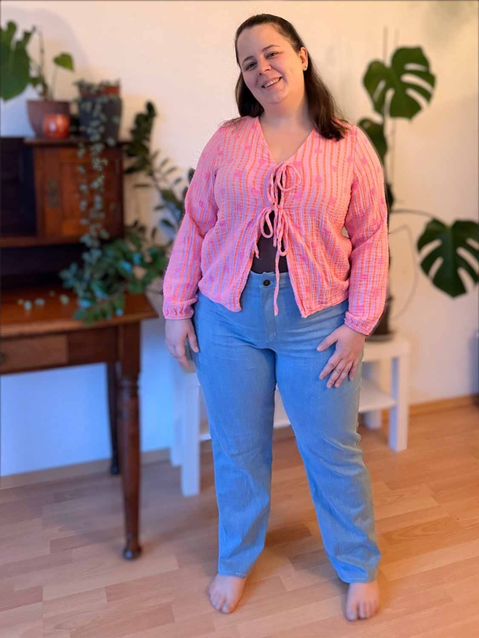 E-Book Einfach anziehend Der blaue Pfad 16-31 High Waist Jeans Damen