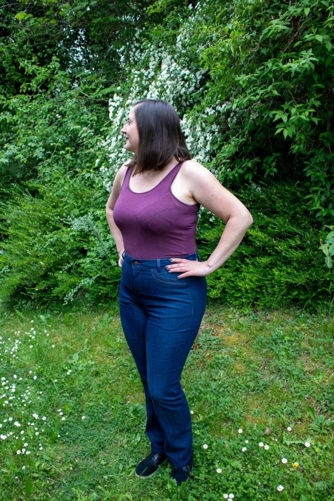 E-Book Einfach anziehend Der blaue Pfad 64 - 124 High Waist Jeans Damen