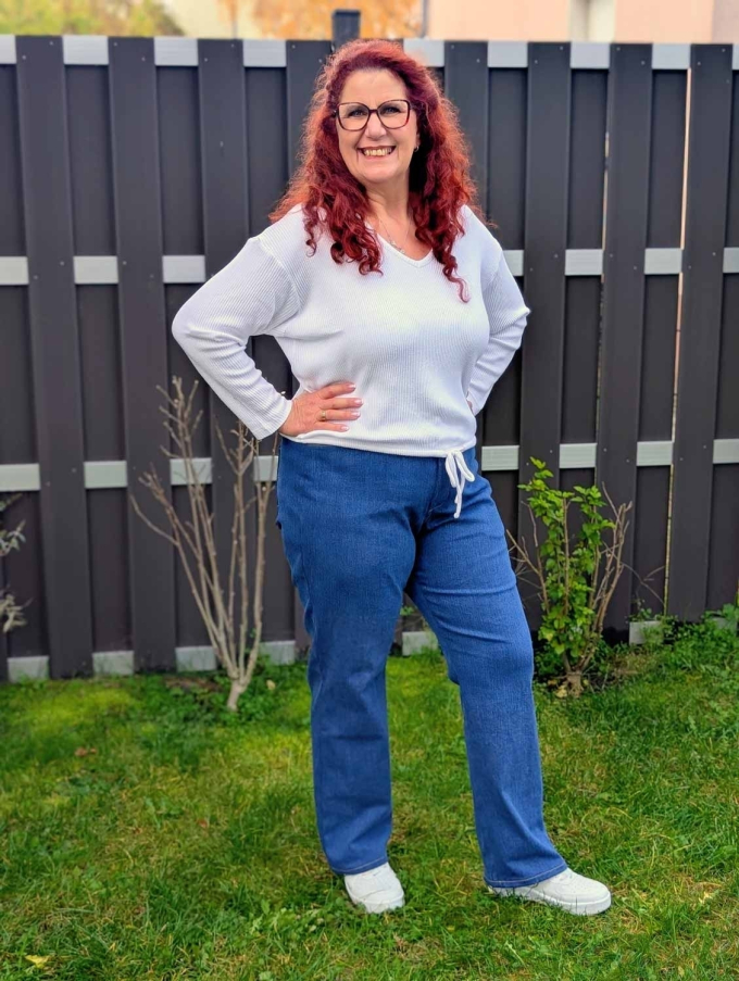 E-Book Einfach anziehend Der blaue Pfad 64 - 124 High Waist Jeans Damen