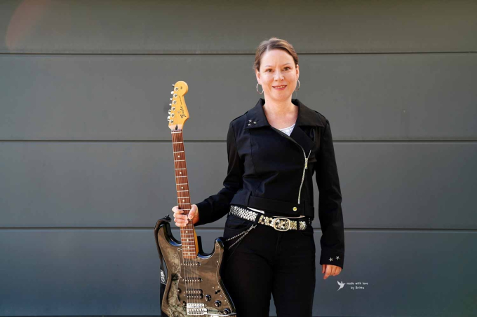 Patron veste biker femme pdf Eine Brise Leichtigkeit Einfach anziehend, en allemand