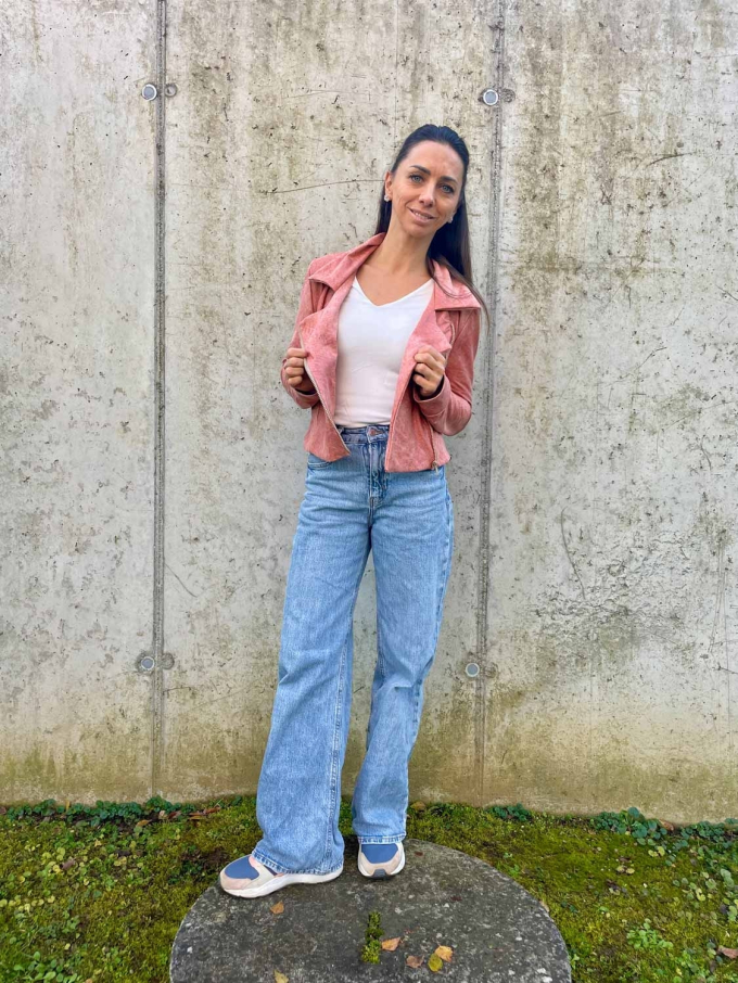 Patron veste biker femme pdf Eine Brise Leichtigkeit Einfach anziehend, en allemand