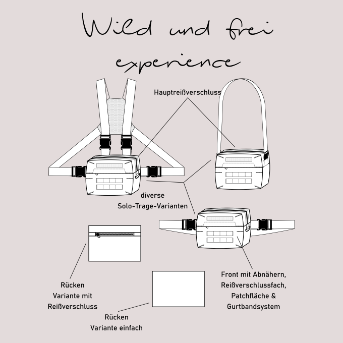 E-book Einfach anziehend Tas Wild and free experience, Duits