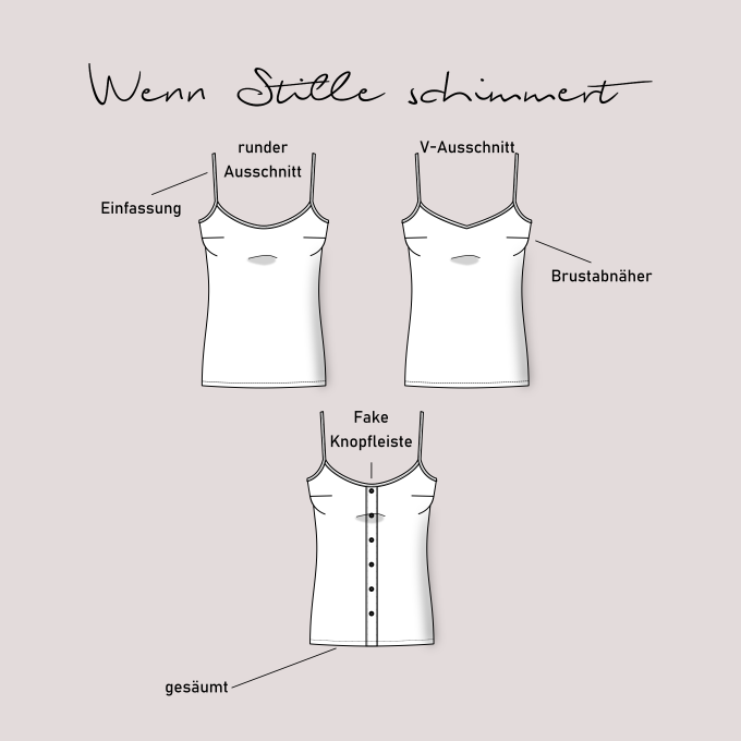 Patron top femme pdf Wenn Stille schimmert Einfach anziehend, en allemand