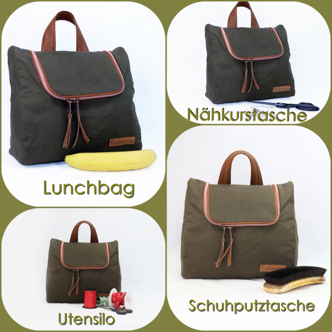 Patron sac à goûter pdf Lunchkultur Elbmarie, en allemand