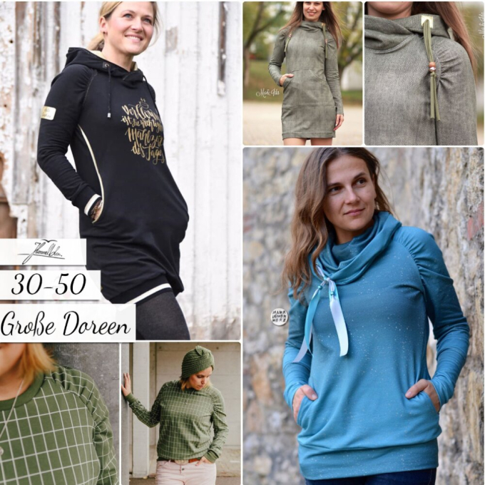 E-Book Emmilou. Hoodie Große Dorren Damen