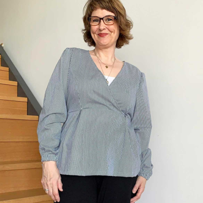 E-book Erbsünde Bluse ALOE Curvy, Duits