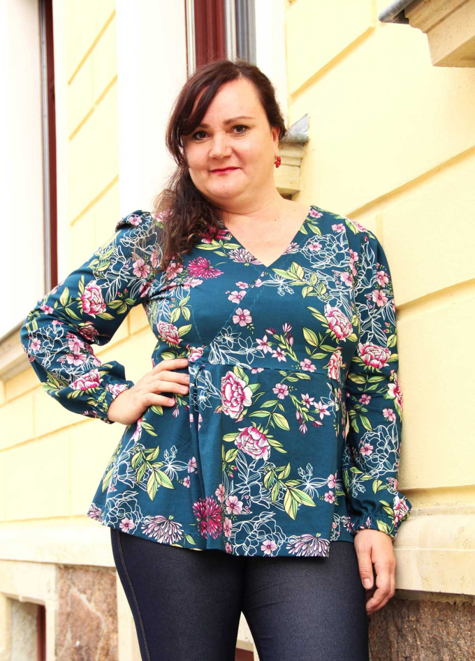 E-book Erbsünde Bluse ALOE Curvy, Duits