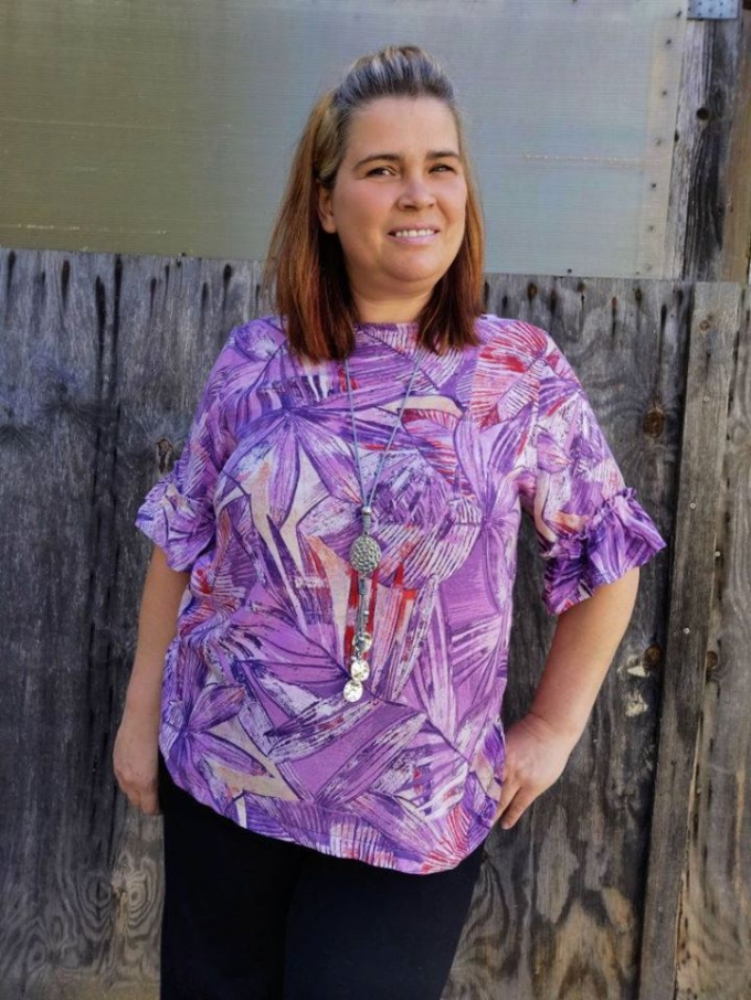 Patron blouse femme pdf Areia Erbsünde, en allemand