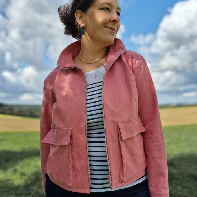 E-Book Erbsünde Boxy Jacke Jacarei Damen