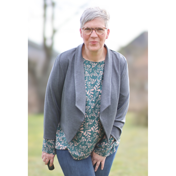 E-Book Erbsünde Damen Jersey Blazer Lilia