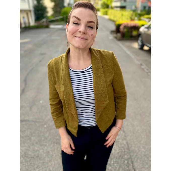E-Book Erbsünde Damen Jersey Blazer Lilia