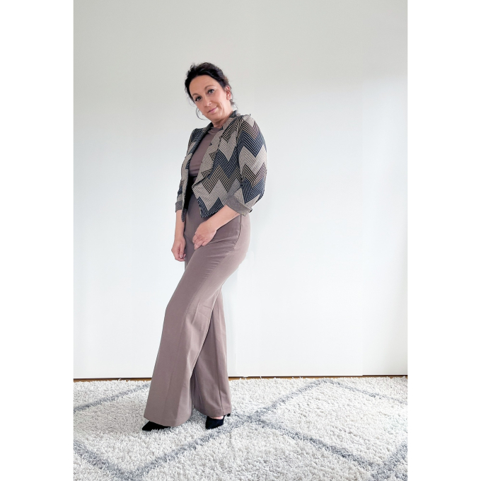 E-Book Erbsünde Damen Jersey Blazer Lilia