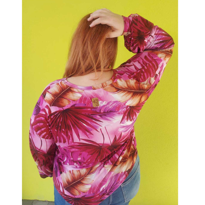 E-Book Erbsünde Dames Jersey-Blouse Castanha, Duits