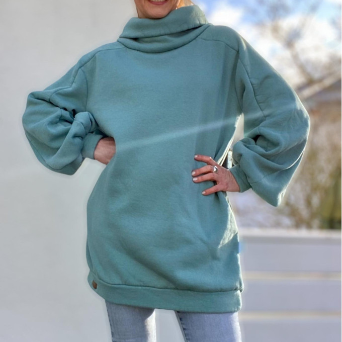 E-Book Erbsünde dames oversize pulloverjurk/sweater Marilia, Duits