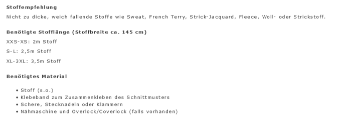 E-book Erbsünde Damen Ponchopullunder Sancho, Duits