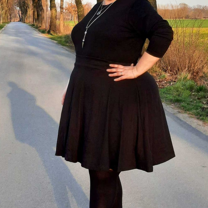 Patron jupe femme pdf Camomila Erbsünde, en allemand