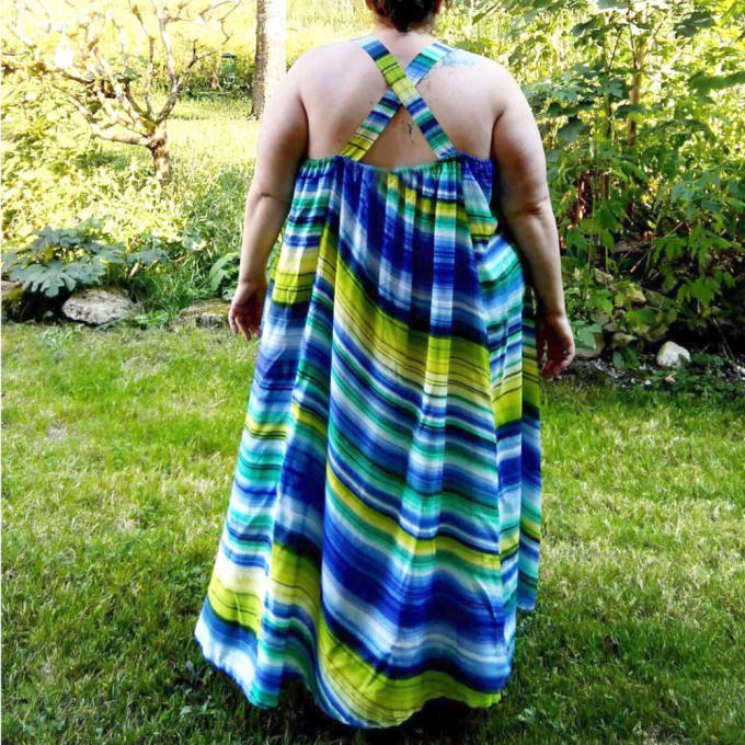 Patron robe femme pdf Beijo Erbsünde, en allemand