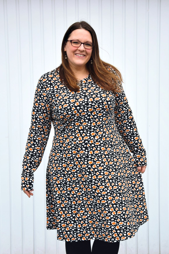 Patron robe femme pdf Petrolina Erbsünde, en allemand