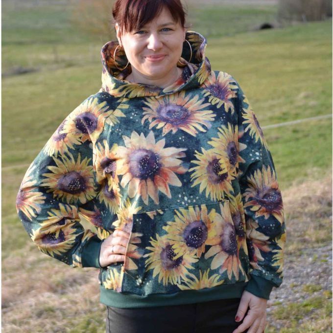 E-book Erbsünde Oversize Raglan Hoodie AVELA, Duits