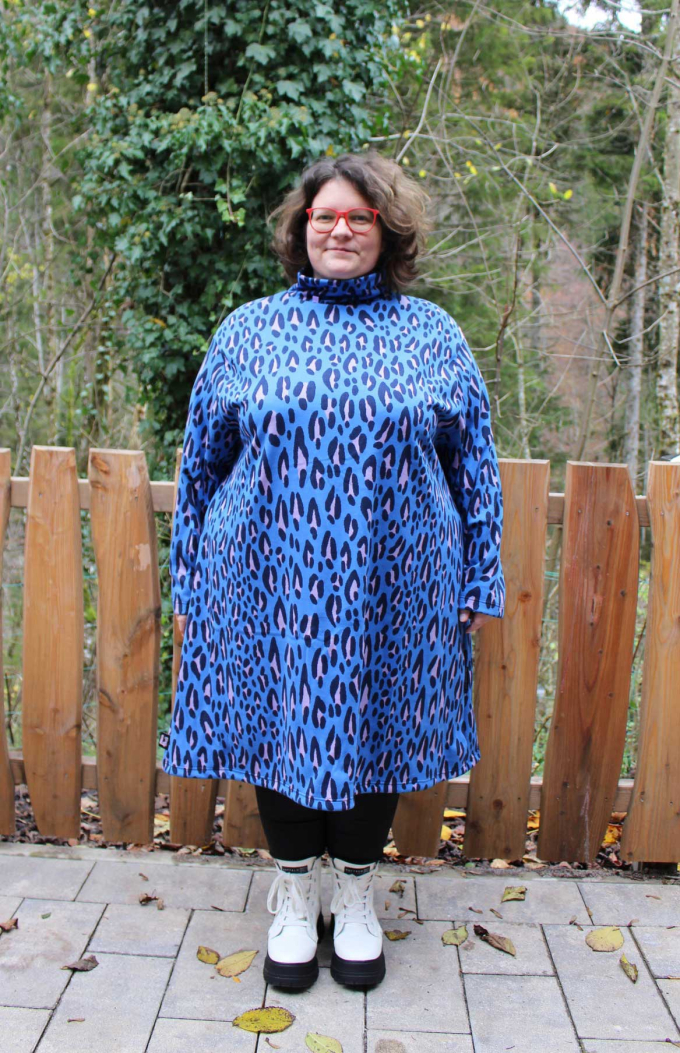 E-book Erbsünde Rollkragen Kleid/Pulli MARICA, Duits