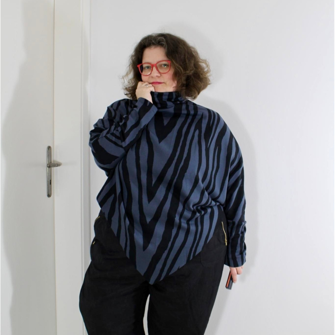 Patron pullover pancho femme pdf Canto Erbsünde, en allemand