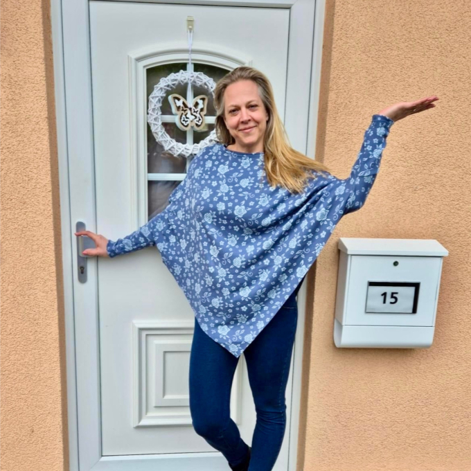 Patron pullover pancho femme pdf Canto Erbsünde, en allemand