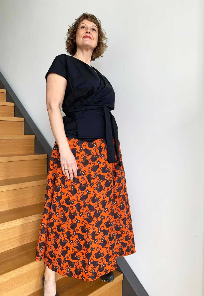 E-book Erbsünde damesblouse OLIVIA, Duits