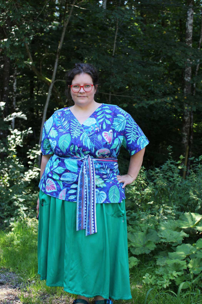 E-book Erbsünde damesblouse OLIVIA, Duits