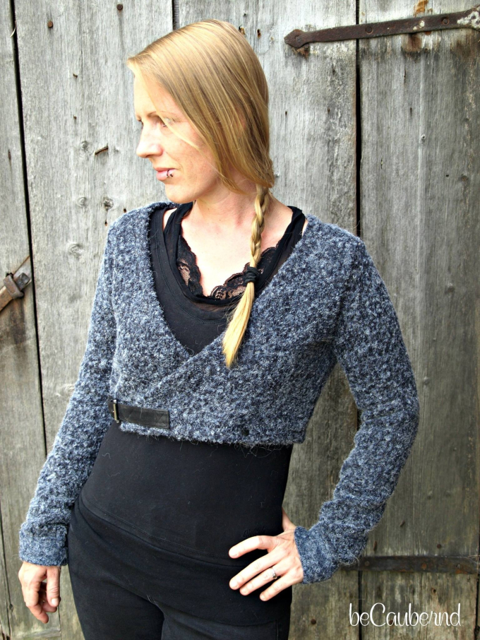 E-Book Erbsünde Wickeljacke - Wickelbolero Dona Mariposa, german