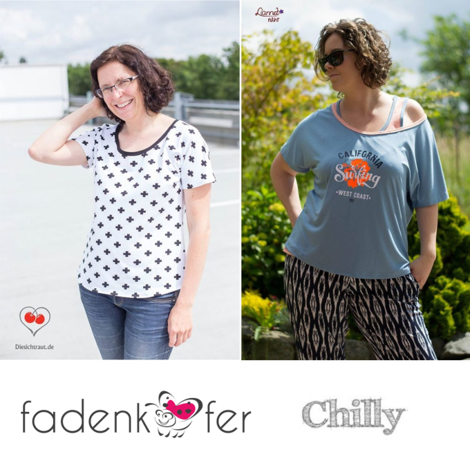 Patron t-shirt femme pdf Chilly Fadenkäfer, en français