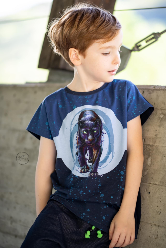 Patron t-shirt enfant pdf Chilly Fadenkäfer, en français