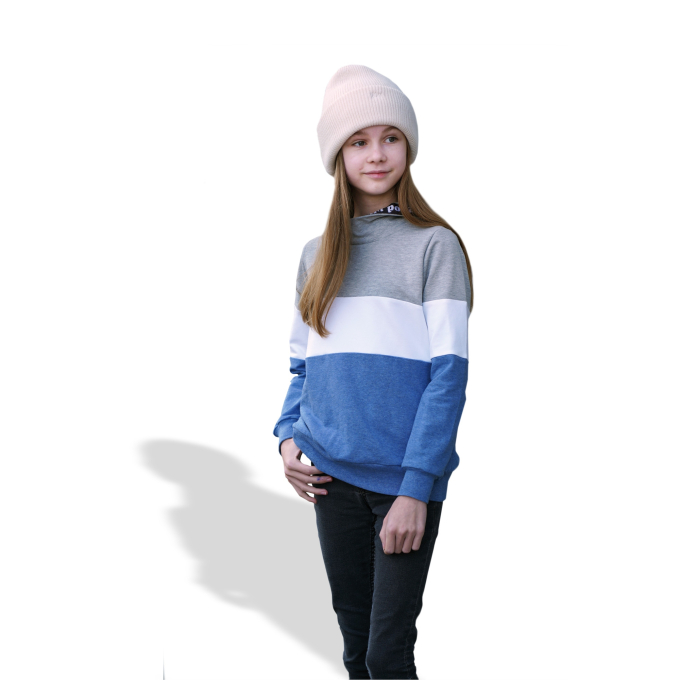 Patron sweat-shirt enfant pdf Colorblocking  Fadenkäfer, en allemand