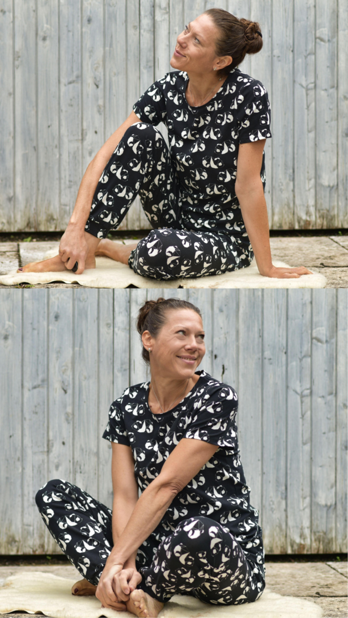 Patron pyjama femme pdf Fadenkäfer, en allemand