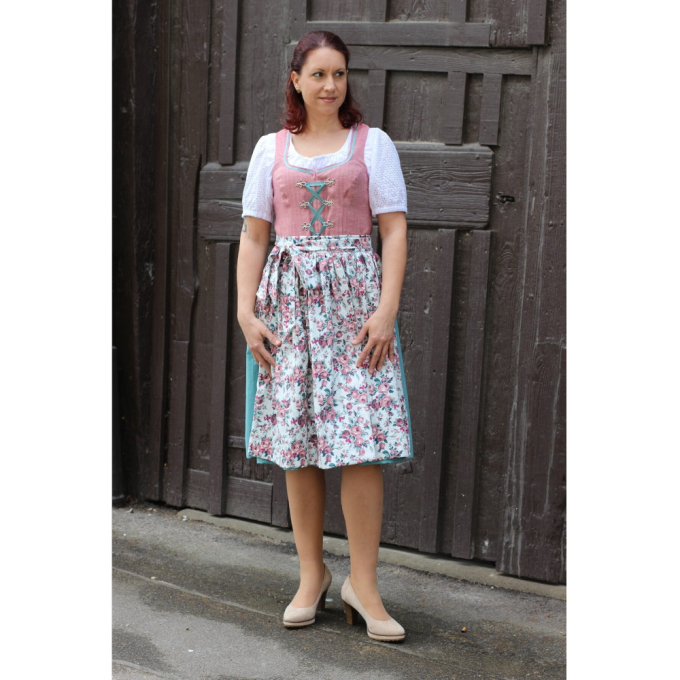 Patron robe Dirndl avec tablier femme pdf Fadenkäfer, en allemand