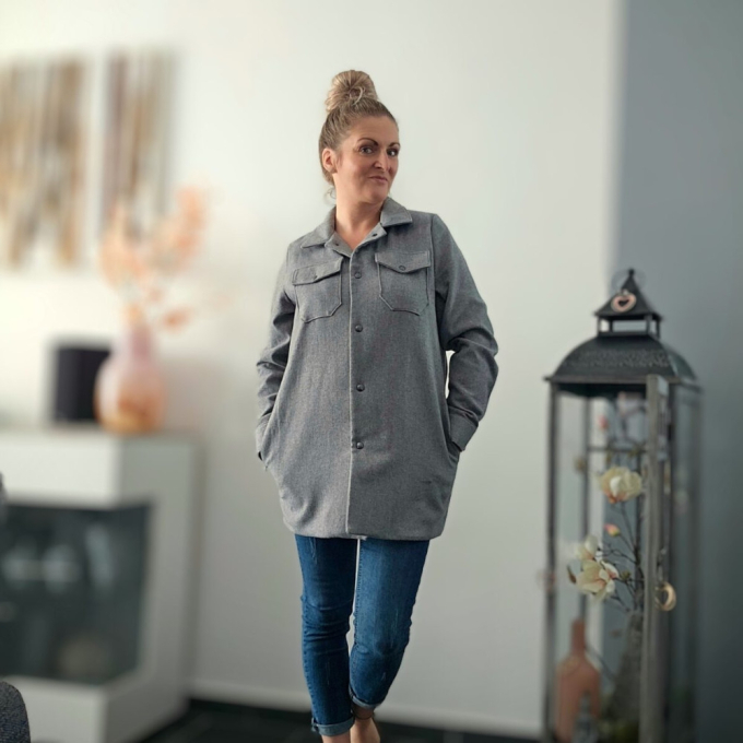 Patron veste femme pdf Fadenkäfer, en allemand