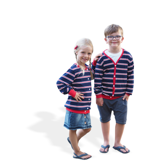 Patron cardigan enfant pdf Kim Fadenkäfer, en allemand