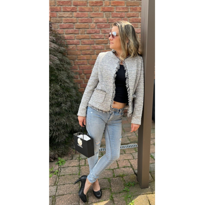 Patron veste femme pdf Kurzjacke Fadenkäfer, en allemand