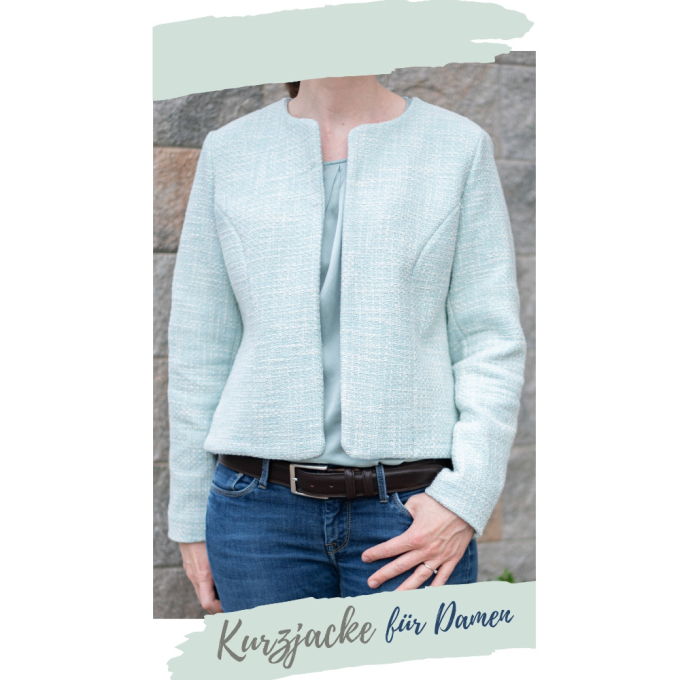 Patron veste femme pdf Kurzjacke Fadenkäfer, en allemand