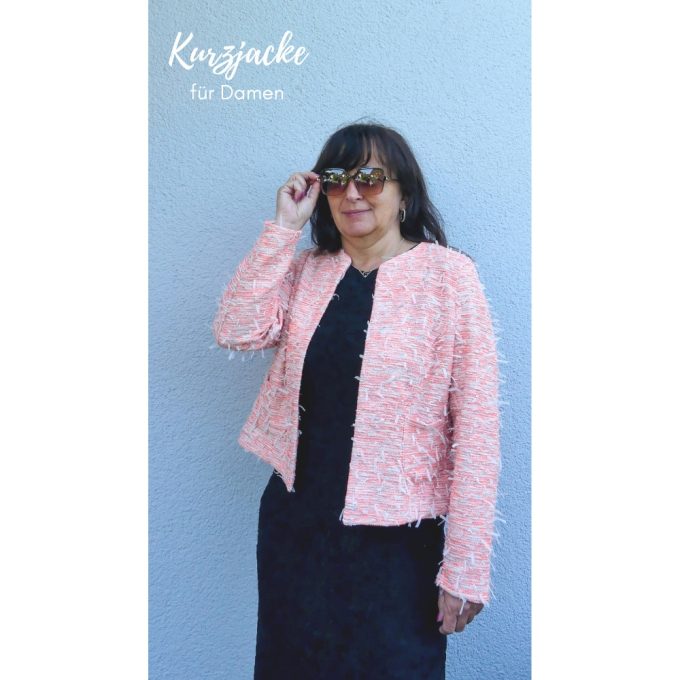 Patron veste femme pdf Kurzjacke Fadenkäfer, en allemand