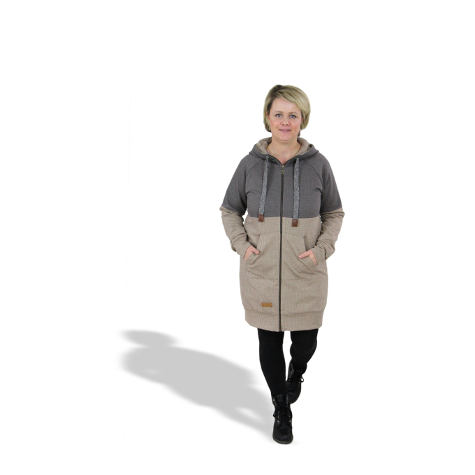 Patron veste sweat femme pdf Nala Fadenkäfer, en allemand