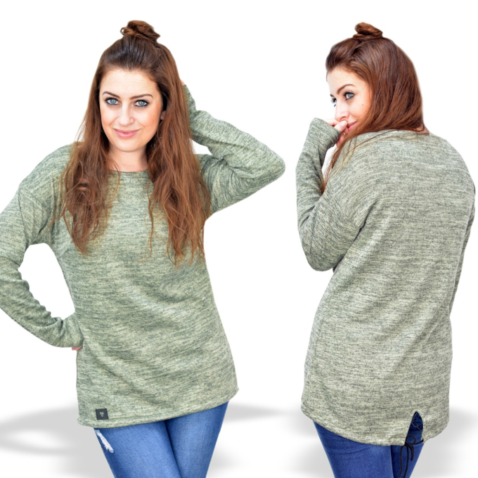 Patron t-shirt / pullover femme pdf Fadenkäfer, en allemand