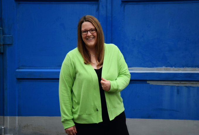 Patron cardigan femme pdf Karo Fadenkäfer, en allemand